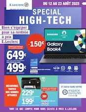 Catalogue Supermarchés E.Leclerc en cours à Verrières et alentours, "SPECIAL HIGH-TECH", 12 pages, 12/08/2025 - 23/08/2025