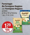 Hartkaese im V-Markt Prospekt Bio Parmigiano Reggiano oder Parmigiano Reggiano von Parmareggio im aktuellen V-Markt Prospekt für 1,29 €