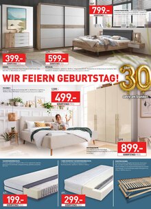 Matratze im aktuellen Möbel Wallach Prospekt (Hildesheim) Matratze im Möbel Wallach Prospekt "WIR FEIERN GEBURTSTAG" mit 8 Seiten (Hildesheim)