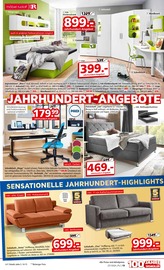 Couch im Segmüller Prospekt in Pulheim Aktueller Segmüller Prospekt mit Couch, "100 Jahre Segmüller - Highlight Angebote", Seite 35