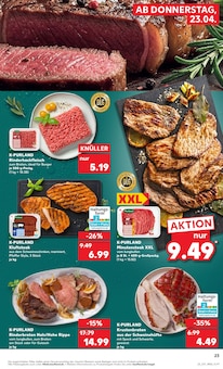 Steak im Kaufland Prospekt "KNÜLLER" mit 66 Seiten (Essen)