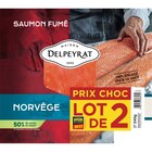 Saumon fumé "Prix Choc" - DELPEYRAT en promo chez Carrefour Market Dijon à 10,49 €