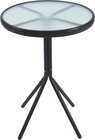 Table Bistrot verre ronde Ø50cm en promo chez Maxi Bazar Mantes-la-Jolie à 19,99 €
