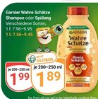Wahre Schätze Shampoo im Angebot bei GLOBUS in Ludwigshafen Wahre Schätze Shampoo Angebote von Garnier bei GLOBUS Ludwigshafen für 1,89 €