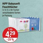 Babysanft Feuchttücher von HiPP im aktuellen V-Markt Prospekt für 4,29 €