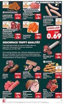 Fleisch im aktuellen Kaufland Prospekt (Halle (Saale)) Fleisch im Kaufland Prospekt "Hier bin ich richtig" mit 63 Seiten (Halle (Saale))