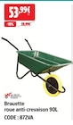 Brouette roue anti-crevaison 90L - The Walsall Wheelbarrow Company - Screwfix à Tourcoing Brouette roue anti-crevaison 90L - The Walsall Wheelbarrow Company en promo chez Screwfix Tourcoing à 53,99 €