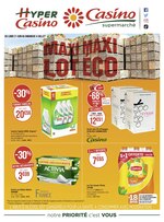 Catalogue Casino Supermarchés à Viroflay, avec 10 pages Prospectus Casino Supermarchés à Viroflay, "Maxi Lot, Maxi Éco", 10 pages, 21/06/2021 - 04/07/2021