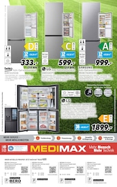 Kühlschrank im MEDIMAX Prospekt in Kleve Aktueller MEDIMAX Prospekt mit Kühlschrank, "TEAM DEALMAKER: STARK IM SPIEL, STARK IM PREIS", Seite 8