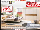 schlafzimmer von THIELEMEYER im aktuellen Segmüller Prospekt für 799,00 €