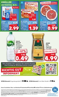 Volvic im Kaufland Prospekt "Aktuelle Angebote" mit 64 Seiten (Detmold)