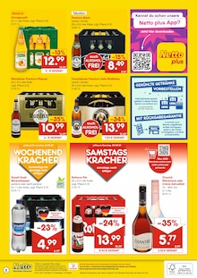 Bier im aktuellen Netto Marken-Discount Prospekt (Albstadt) Bier im Netto Marken-Discount Prospekt "DER ORT, AN DEM DU IMMER AUSGEZEICHNETE PREISE FINDEST." mit 2 Seiten (Albstadt)