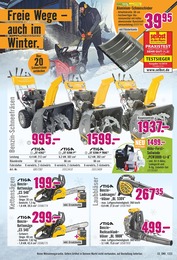 Hornbach Schneeschaufel im Prospekt 