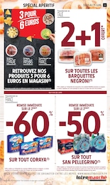 Prix et réduction San Pellegrino dans le prospectus Intermarché en cours Offre San Pellegrino dans le catalogue Intermarché du moment à la page 9