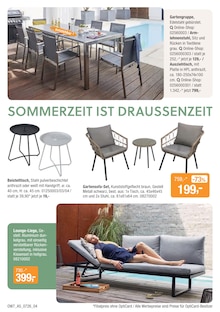 Gartensitzmöbel im aktuellen Opti-Wohnwelt Prospekt (Bremen) Gartensitzmöbel im Opti-Wohnwelt Prospekt "Hot Sommer Sale" mit 48 Seiten (Bremen)