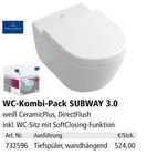 Aktuelles WC-Kombi-Pack SUBWAY 3.0 Angebot bei Holz Possling in Potsdam ab 524,00 €