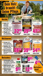 Hornbach Holz im Prospekt 