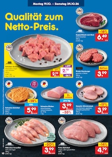 Schweinefleisch im Netto Marken-Discount Prospekt "Aktuelle Angebote" mit 75 Seiten (Jena)