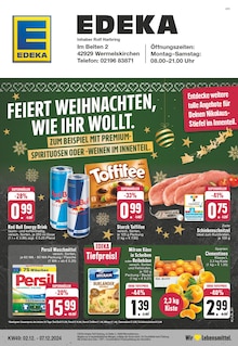 EDEKA Prospekt "Aktuelle Angebote" mit  Seiten (Wermelskirchen)