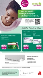 mea - meine apotheke Apotheken Prospekt der aktuellen Woche mit 4 Seiten, gültig von 01.02.2026 bis 28.02.2026, in Linderhof und Umgebung Aktueller mea - meine apotheke Apotheken Prospekt in Linderhof und Umgebung, "Unsere Februar-Angebote" mit 4 Seiten, 01.02.2026 - 28.02.2026