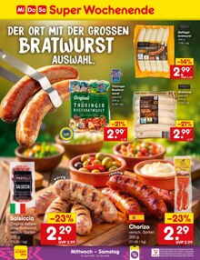 Bratwurst im Netto Marken-Discount Prospekt "Aktuelle Angebote" mit 61 Seiten (Mannheim)