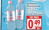 Mineralwasser von Spreequell für 0,49 € bei EDEKA im Angebot Mineralwasser von Spreequell im aktuellen EDEKA Prospekt