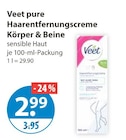 pure Haarentfernungscreme Körper & Beine im V-Markt Prospekt pure Haarentfernungscreme Körper & Beine von Veet im aktuellen V-Markt Prospekt für 2,99 €
