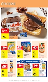 Promos Nutella dans le catalogue "Carrefour" de Carrefour Nutella en promo dans le catalogue Carrefour à la page 52
