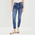 Jean stretch slim 7/8 ème denim stone femme à La Halle dans Les Artigues-de-Lussac