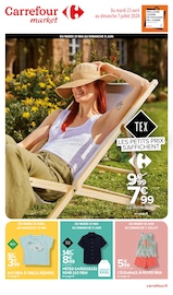 Promos Vêtements Homme dans le catalogue "TEX : les petits prix s'affichent" de Carrefour Market à la page 1