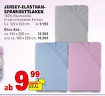 JERSEY-ELASTHAN-SPANNBETTLAKEN Angebote bei Marktkauf Heilbronn für 9,99 €