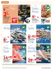 Promos Moules dans le catalogue "LES HALLES d'été" de Auchan Supermarché Moules en promo dans le catalogue Auchan Supermarché à la page 6
