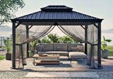 Hardtop-Pavillon Messina BBQ im Angebot bei Hagebaumarkt in Bocholt Hardtop-Pavillon Messina BBQ Angebote bei Hagebaumarkt Bocholt für 249,00 €