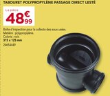 Gedimat Niozelles - Promo Tabouret Polypropylène Passage Direct Lesté Promo Tabouret Polypropylène Passage Direct Lesté à 48,99 € dans le catalogue Gedimat à Niozelles