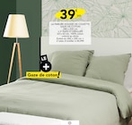 Promo La parure housse de couette gaze de coton à 39,99 € dans le catalogue Stokomani à Saint-Germain-du-Puy