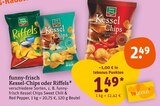 Kessel-Chips oder Riffels im Angebot bei tegut in Erfurt Kessel-Chips oder Riffels Angebote von funny-frisch bei tegut Erfurt für 1,49 €