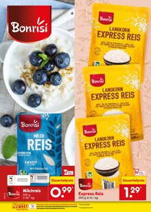 Reis im aktuellen Netto Marken-Discount Prospekt (Leipzig) Reis im Netto Marken-Discount Prospekt "Aktuelle Angebote" mit 61 Seiten (Leipzig)