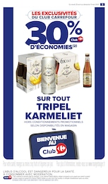Prix et réduction Karmeliet dans le prospectus Carrefour Market en cours Offre Karmeliet dans le catalogue Carrefour Market du moment à la page 5
