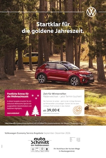Aktueller Volkswagen Prospekt "Herbst im Kopf. Sicherheit im Auto." Aktueller Volkswagen Prospekt