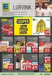 EDEKA Discounter Prospekt der aktuellen Woche mit 32 Seiten, gültig von 14.09.2026 bis 19.09.2026, in Sonsbeck und Umgebung Aktueller EDEKA Discounter Prospekt in Sonsbeck und Umgebung, "Aktuelle Angebote" mit 32 Seiten, 14.09.2026 - 19.09.2026