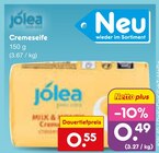Cremeseife Angebote von jolea bei Netto Marken-Discount Heidenheim für 0,49 €