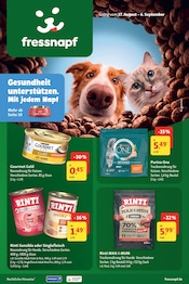 Hundefutter im Fressnapf Prospekt in Hoyerswerda Aktueller Fressnapf Prospekt mit Hundefutter, "Aktuelle Angebote", Seite 1