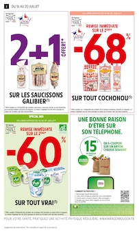 Catalogue Intermarché de la semaine 29, "2+1 OFFERT SUR UNE SÉLECTION DE PRODUITS", page 2, 16/07/2025 - 27/07/2025 Prospectus Intermarché en cours, "2+1 OFFERT SUR UNE SÉLECTION DE PRODUITS", page 2 sur 16