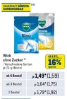 Wick ohne Zucker Angebote bei Metro Osnabrück für 1,59 €