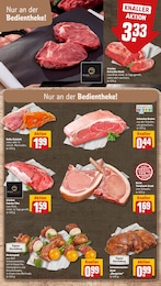Schweinenackensteak Angebot im aktuellen REWE Prospekt auf Seite 14