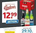 Getränkeland - Budweiser Budvar Angebot im Prospekt Budweiser Budvar bei Getränkeland im Prospekt "" für 12,99 €