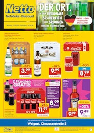 Netto Marken-Discount Prospekt für Wolgast: "DER ORT, AN DEM DU IMMER AUSGEZEICHNETE PREISE FINDEST.", 2 Seiten, 13.04.2026 - 18.04.2026