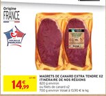 Magrets de canard extra tendre x2 - Itinéraire de nos Régions - Intermarché à Dijon Magrets de canard extra tendre x2 - Itinéraire de nos Régions en promo chez Intermarché Dijon à 14,99 €