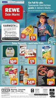 REWE Prospekt Bönen "Dein Markt" mit 32 Seiten