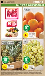 Prix et réduction Raisin Blanc dans le prospectus Intermarché en cours Offre Raisin Blanc dans le catalogue Intermarché du moment à la page 8